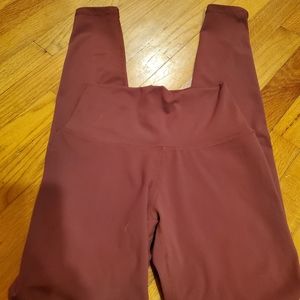 Sunzel burgundy Align DUPE high waisted leggings